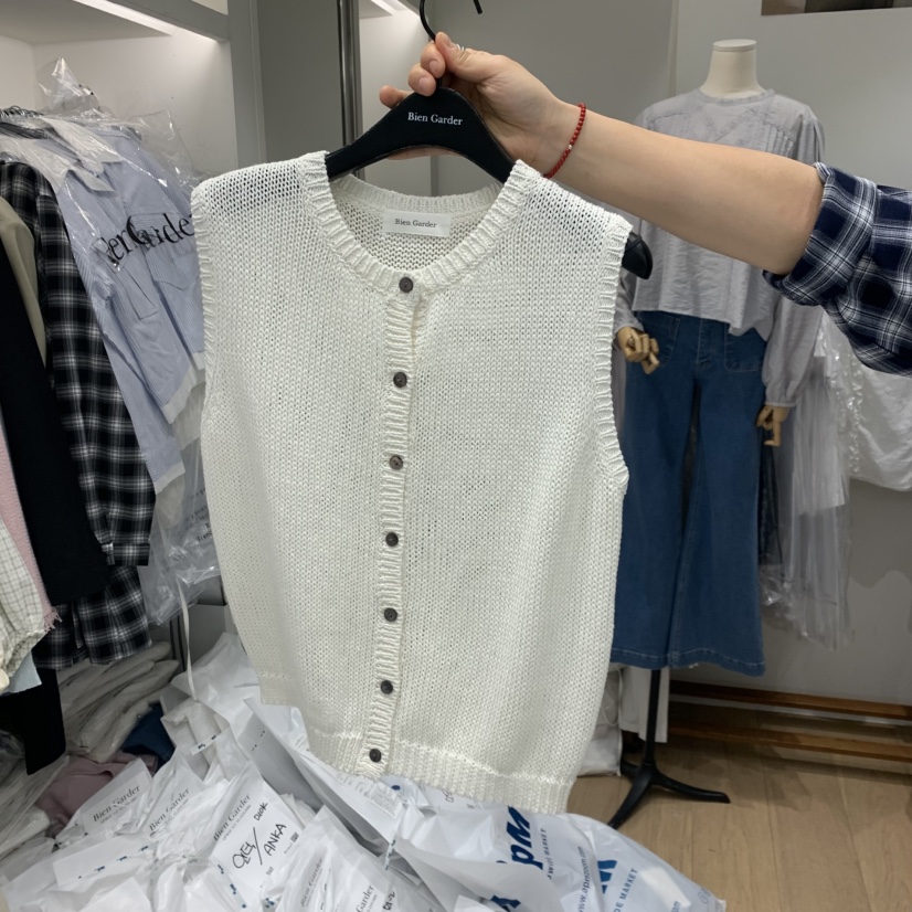 BIEN GARDER韓國直郵女裝新品26春夏休閑時尚推薦馬甲開衫BIEN GARDER馬甲圖色2