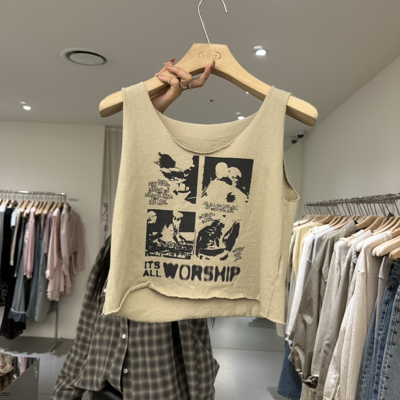 VAULT韓國直郵實拍女裝新品26春夏休閑時尚人氣推薦吊帶背心VAULT吊帶/背心圖色1