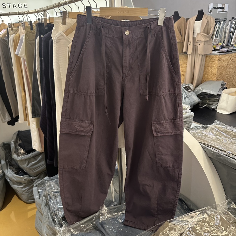 DE VENTI韓國東大門代購女士新款推薦休閑職業休閑褲工裝褲DE VENTI休閑褲圖色1