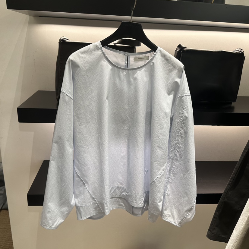 FEBRUARY 11韓國東大門代購女士新品職業人氣襯衫蕾絲衫FEBRUARY 11襯衫/蕾絲衫圖色3藍色