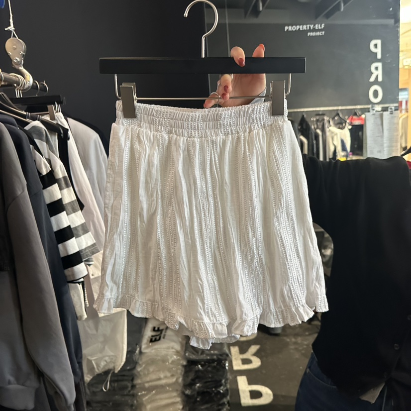 ELF-L韓國代購女裝新品熱賣職業26春夏推薦時尚短褲褶皺PROJECT ELF/ELF-L短褲圖色1