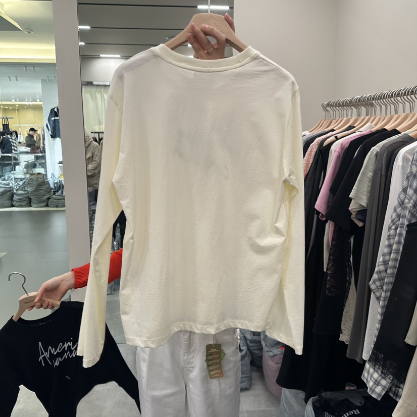 URBANSTORY/REMAKING韓國代購女裝新品休閑推薦人氣長袖T恤Remaking/URBANSTORY長袖T恤