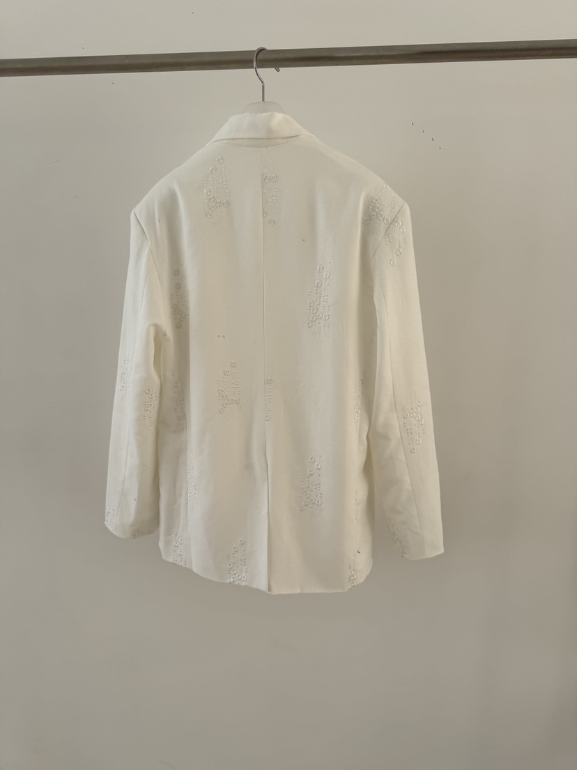 MAINT韓國直郵女裝新款休閑推薦時尚26春夏職業夾克亞麻布MAINT夾克