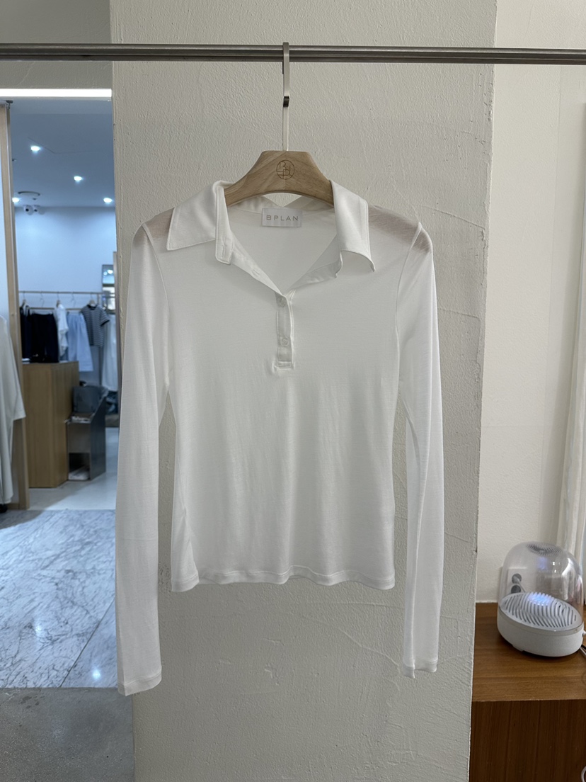 BPLAN韓國直郵實拍女裝新款推薦熱賣26春夏職業休閑長袖T恤BPLAN長袖T恤圖色3