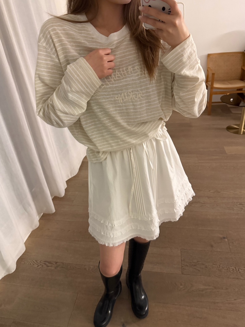 LATTE-P韓國直郵女士新款時尚人氣推薦職業26春夏熱賣短裙LATTE-P短裙