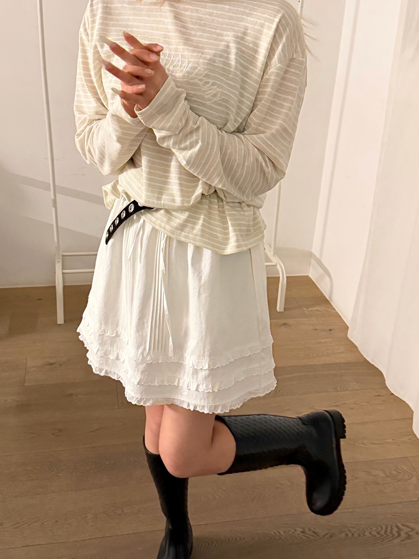 LATTE-P韓國直郵女士新款時尚人氣推薦職業26春夏熱賣短裙LATTE-P短裙