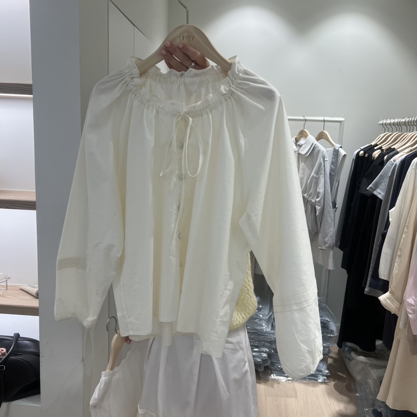 LIFFEY韓國直郵女裝新品人氣休閑26春夏推薦熱賣襯衫蕾絲衫LIFFEY襯衫/蕾絲衫圖色2