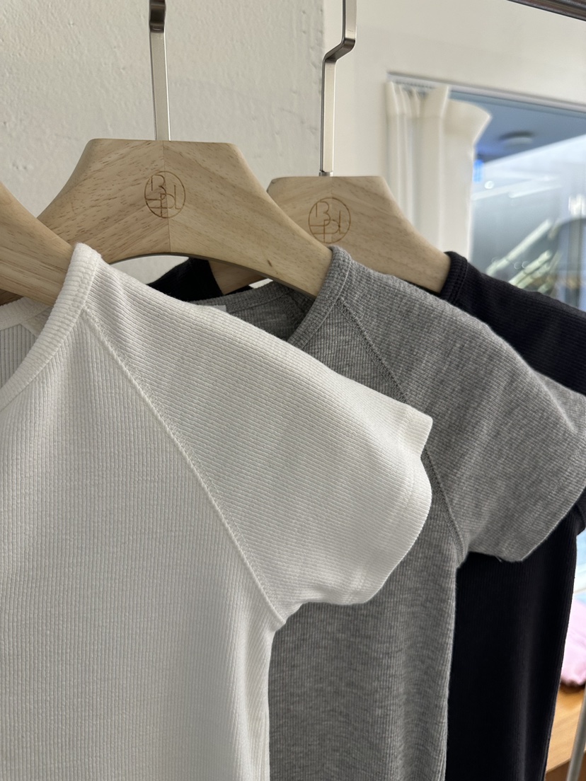 BPLAN韓國代購女士新款人氣26春夏時尚休閑職業熱賣T恤紐扣BPLANT恤