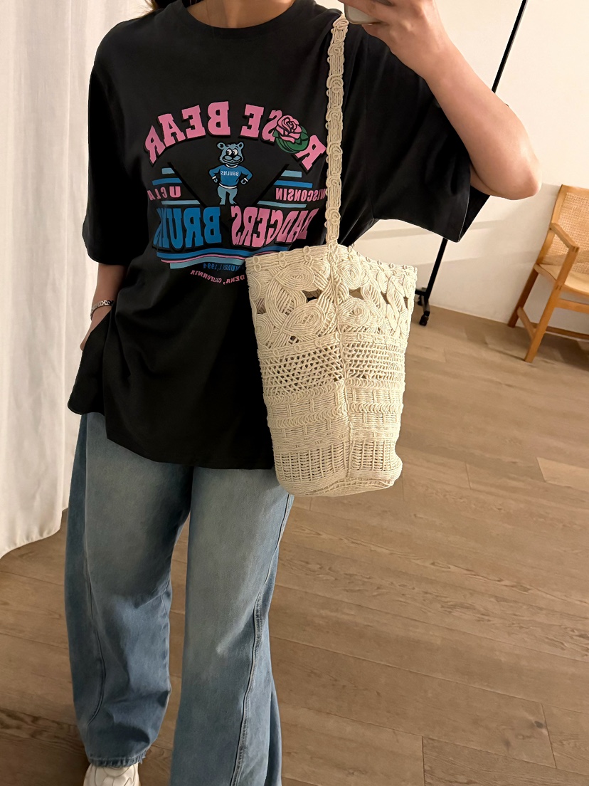 LATTE-P韓國代購女裝新品推薦休閑人氣時尚職業熱賣26春夏T恤LATTE-PT恤