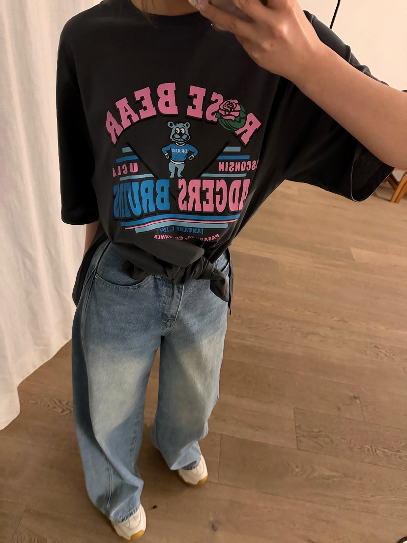 LATTE-P韓國代購女裝新品推薦休閑人氣時尚職業熱賣26春夏T恤LATTE-PT恤