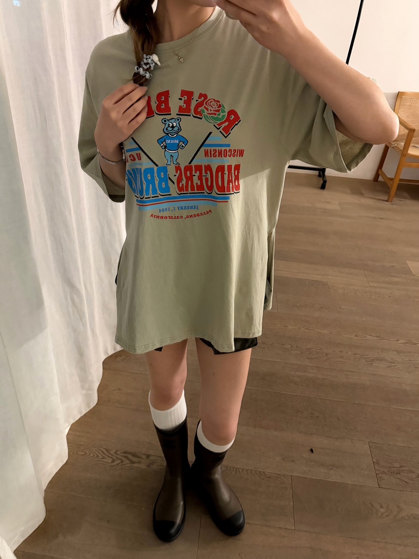 LATTE-P韓國代購女裝新品推薦休閑人氣時尚職業熱賣26春夏T恤LATTE-PT恤