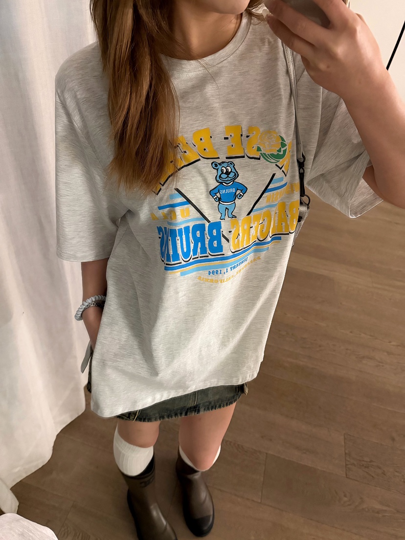 LATTE-P韓國代購女裝新品推薦休閑人氣時尚職業熱賣26春夏T恤LATTE-PT恤