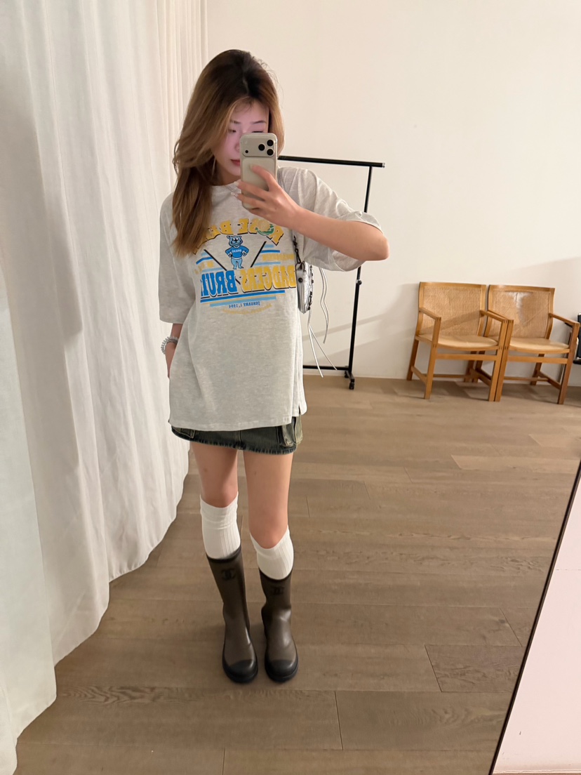 LATTE-P韓國代購女裝新品推薦休閑人氣時尚職業熱賣26春夏T恤LATTE-PT恤