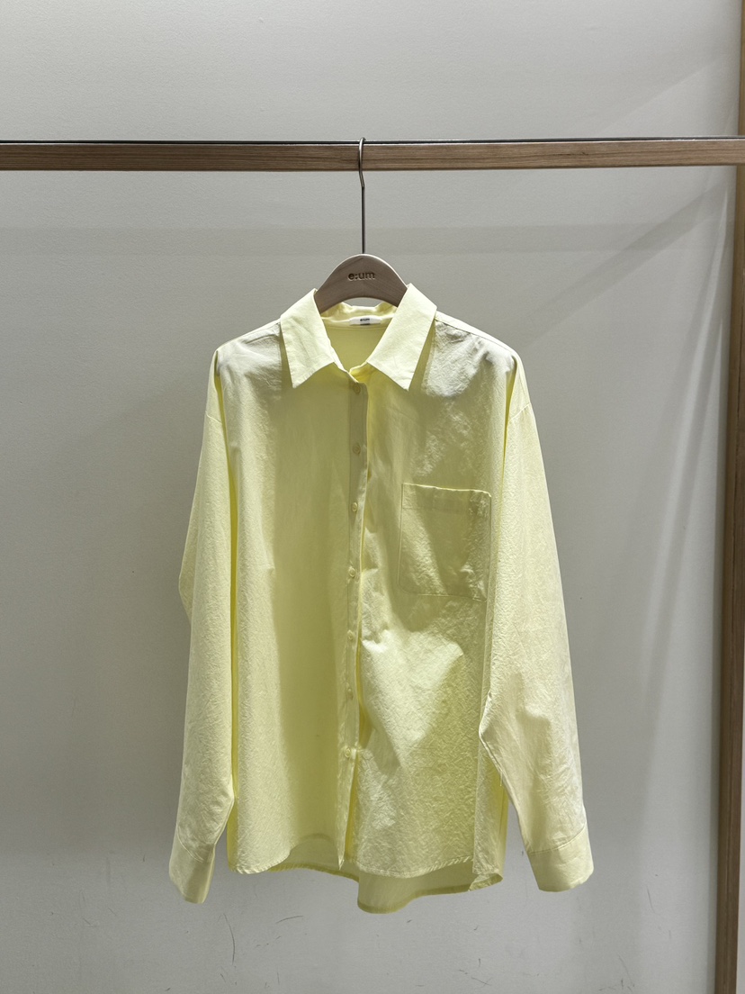 EUM韓國直郵女裝新品推薦26春夏人氣熱賣時尚職業襯衫蕾絲衫EUM襯衫/蕾絲衫圖色2
