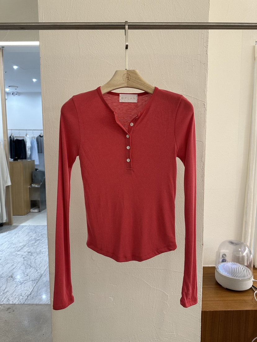BPLAN韓國代購女士新款時尚推薦熱賣職業人氣26春夏長袖T恤BPLAN長袖T恤圖色1