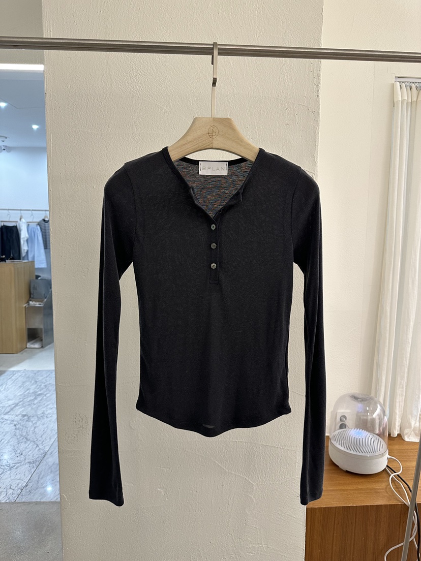 BPLAN韓國代購女士新款時尚推薦熱賣職業人氣26春夏長袖T恤BPLAN長袖T恤圖色2