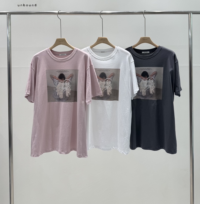 UNBOUND韓國東大門直郵女裝新款26春夏熱賣人氣休閑時尚T恤UNBOUNDT恤