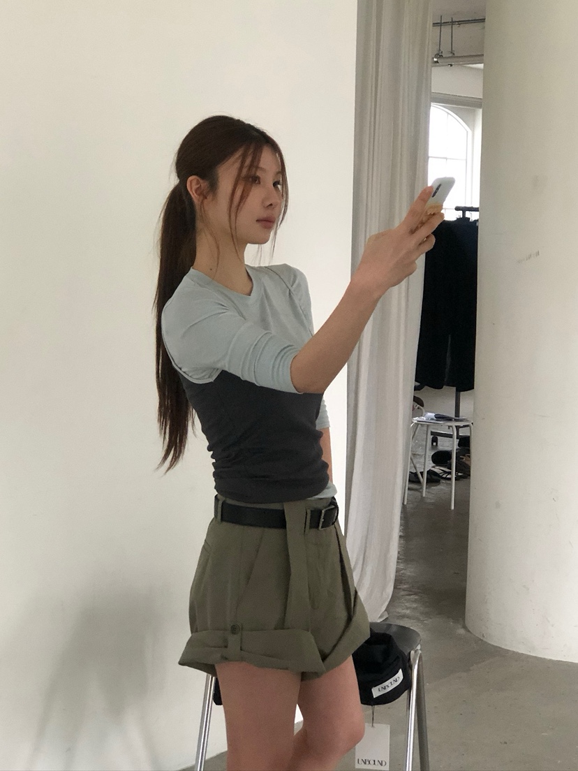 UNBOUND韓國代購女裝新品職業26春夏休閑熱賣短褲不含腰帶UNBOUND短褲