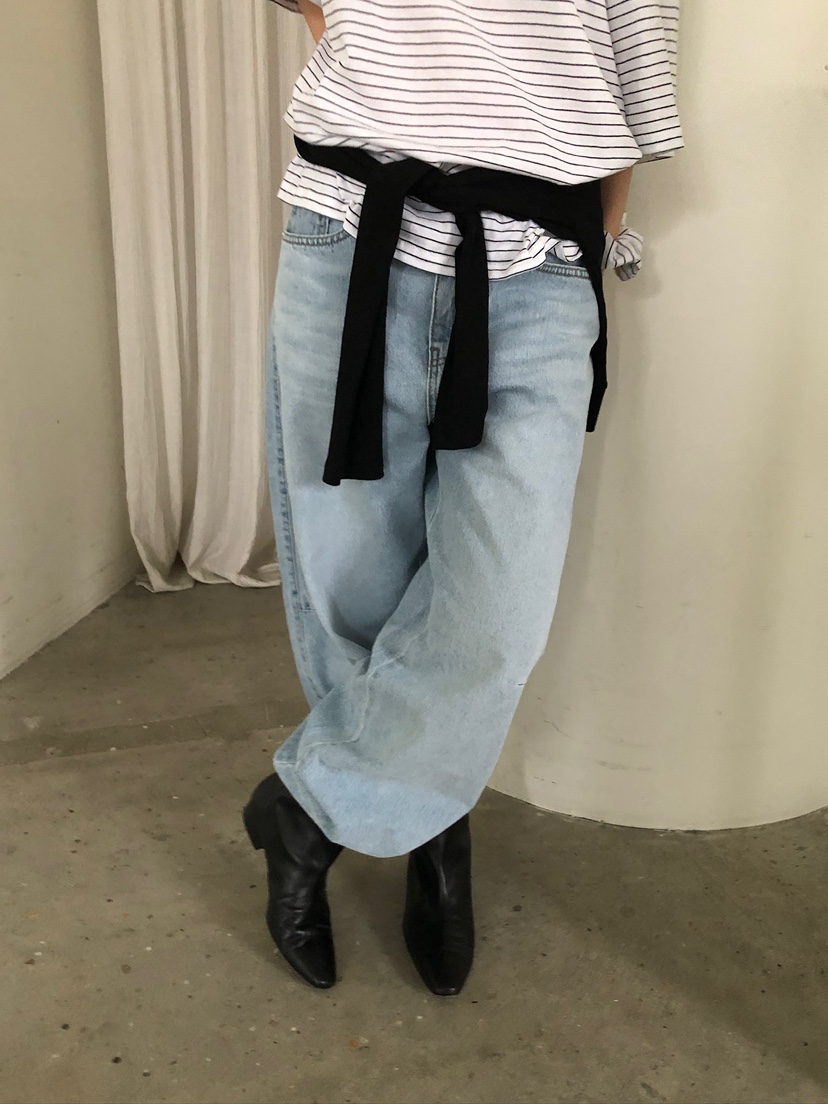 UNBOUND韓國代購女裝新品休閑職業人氣26春夏推薦熱賣牛仔褲UNBOUND牛仔褲