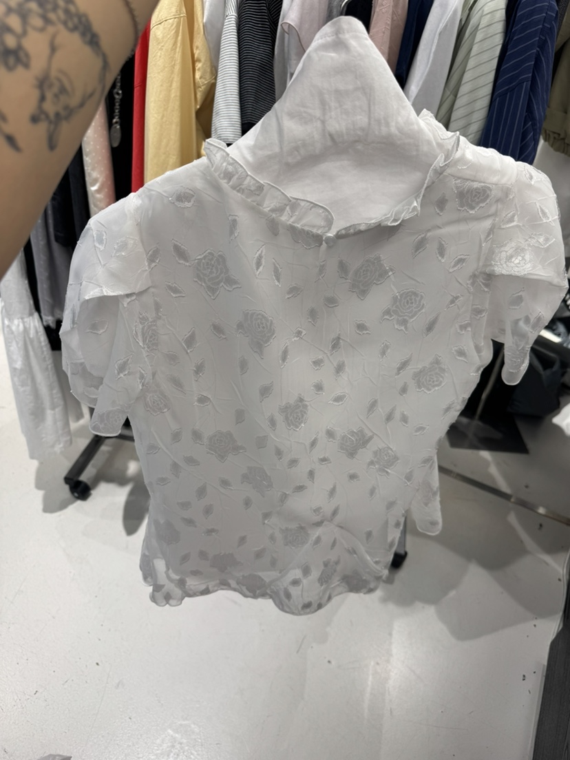 OLI SEOUL韓國東大門代購女士新品職業熱賣休閑襯衫蕾絲衫OLI SEOUL襯衫/蕾絲衫