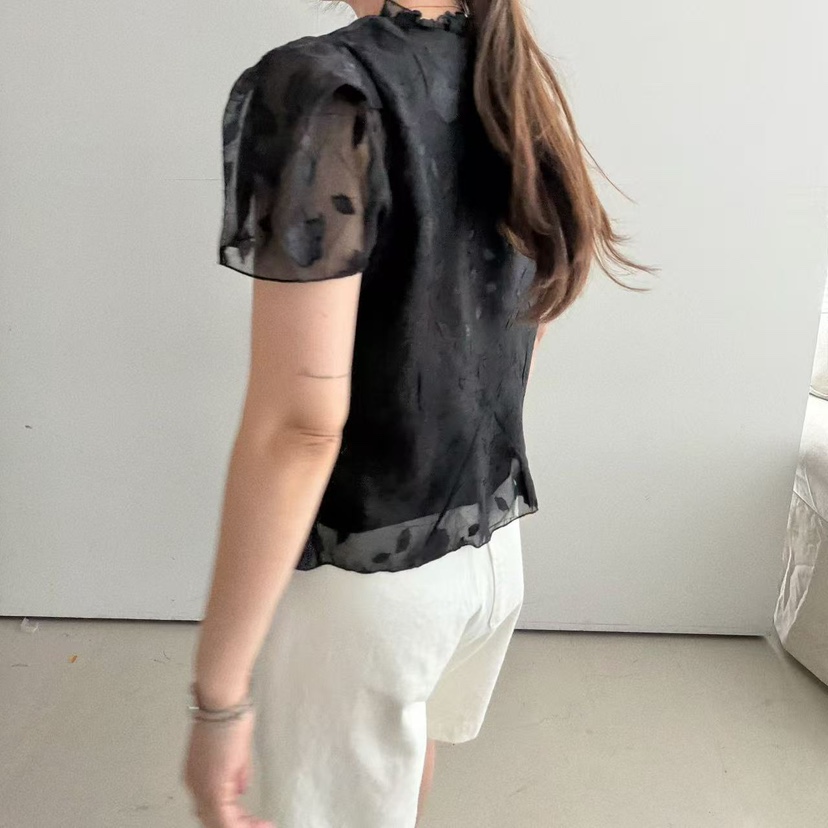 OLI SEOUL韓國東大門代購女士新品職業熱賣休閑襯衫蕾絲衫OLI SEOUL襯衫/蕾絲衫