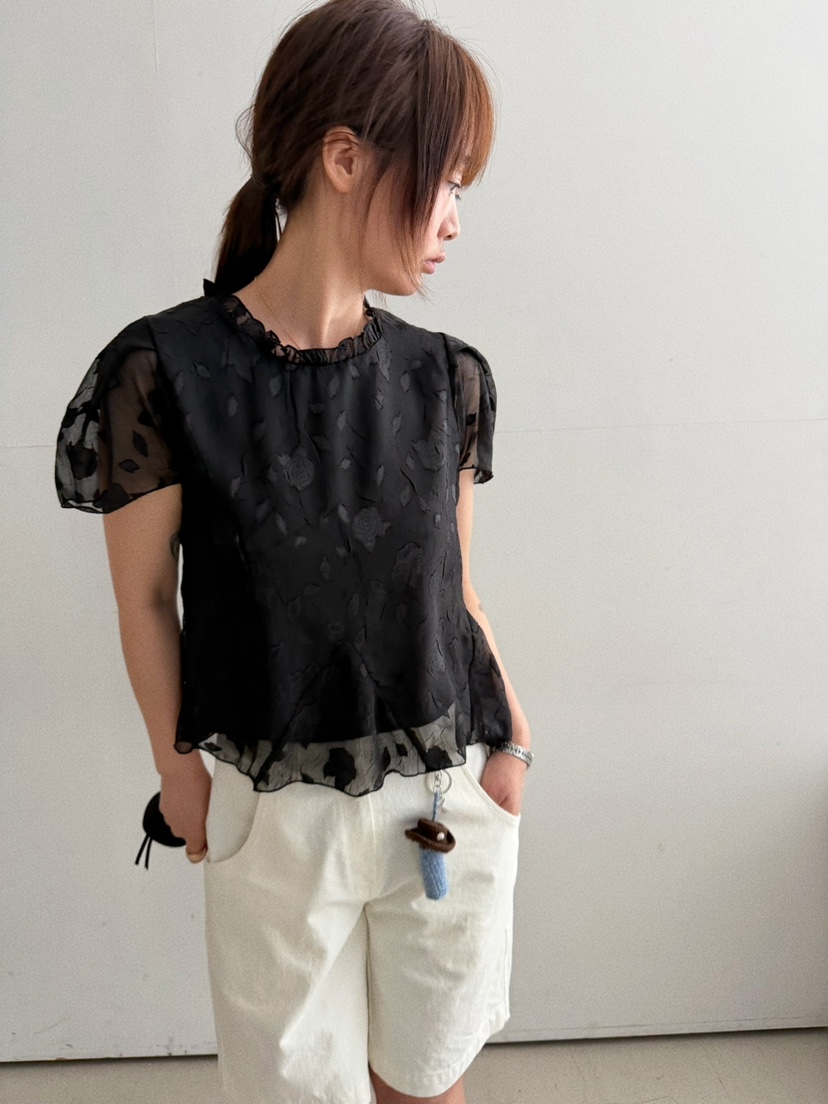 OLI SEOUL韓國東大門代購女士新品職業熱賣休閑襯衫蕾絲衫OLI SEOUL襯衫/蕾絲衫