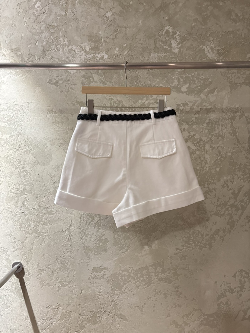 PIN-UP韓國東大門直郵女士新款職業休閑時尚短褲不含腰帶PIN-UP短褲