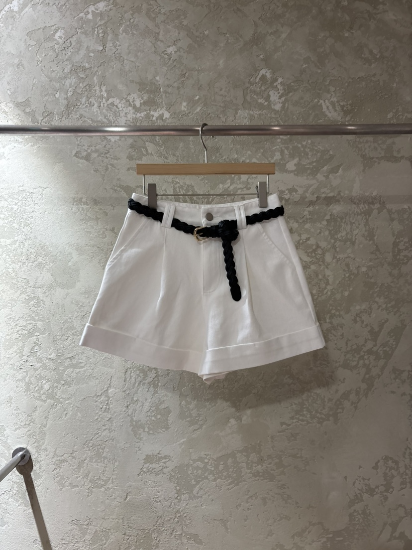 PIN-UP韓國東大門直郵女士新款職業休閑時尚短褲不含腰帶PIN-UP短褲圖色2