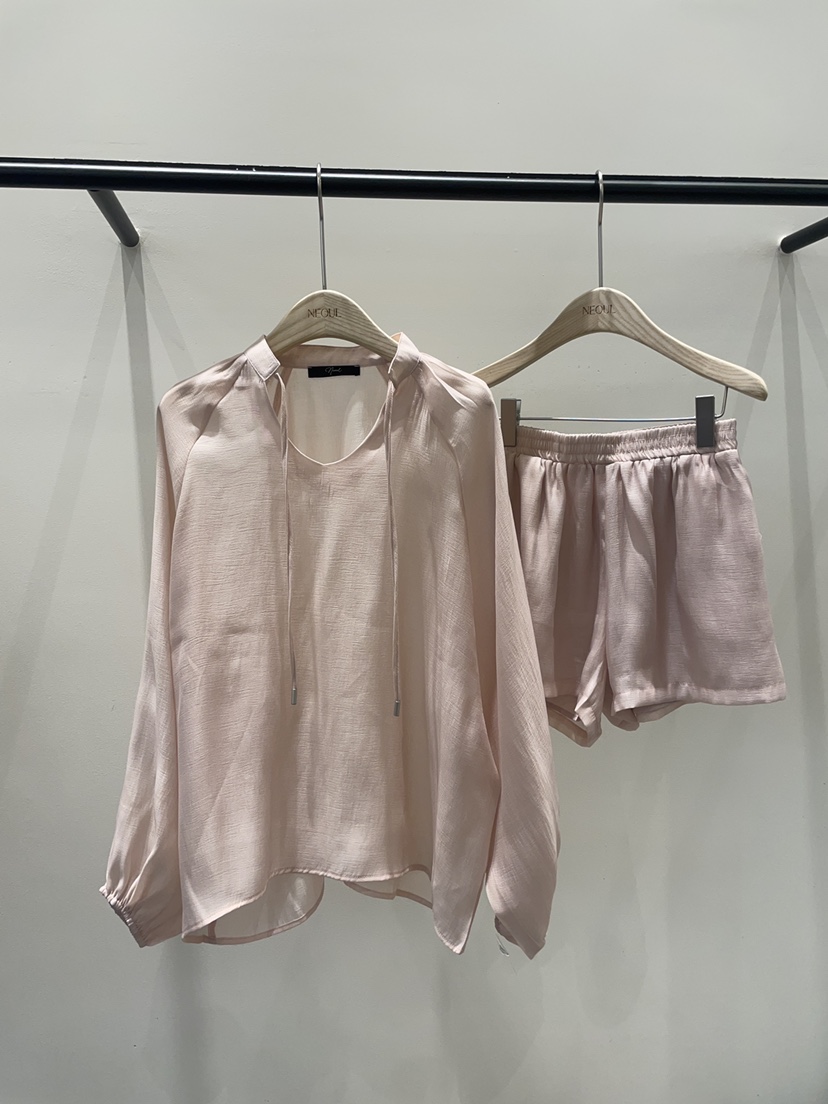 NEOUL韓國東大門代購女裝新款26春夏休閑熱賣職業推薦套裝NEOUL/ahin雙領標簽套裝