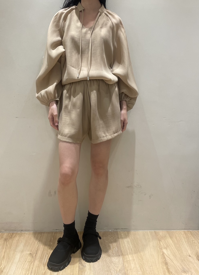 NEOUL韓國東大門代購女裝新款26春夏休閑熱賣職業推薦套裝NEOUL/ahin雙領標簽套裝圖色3