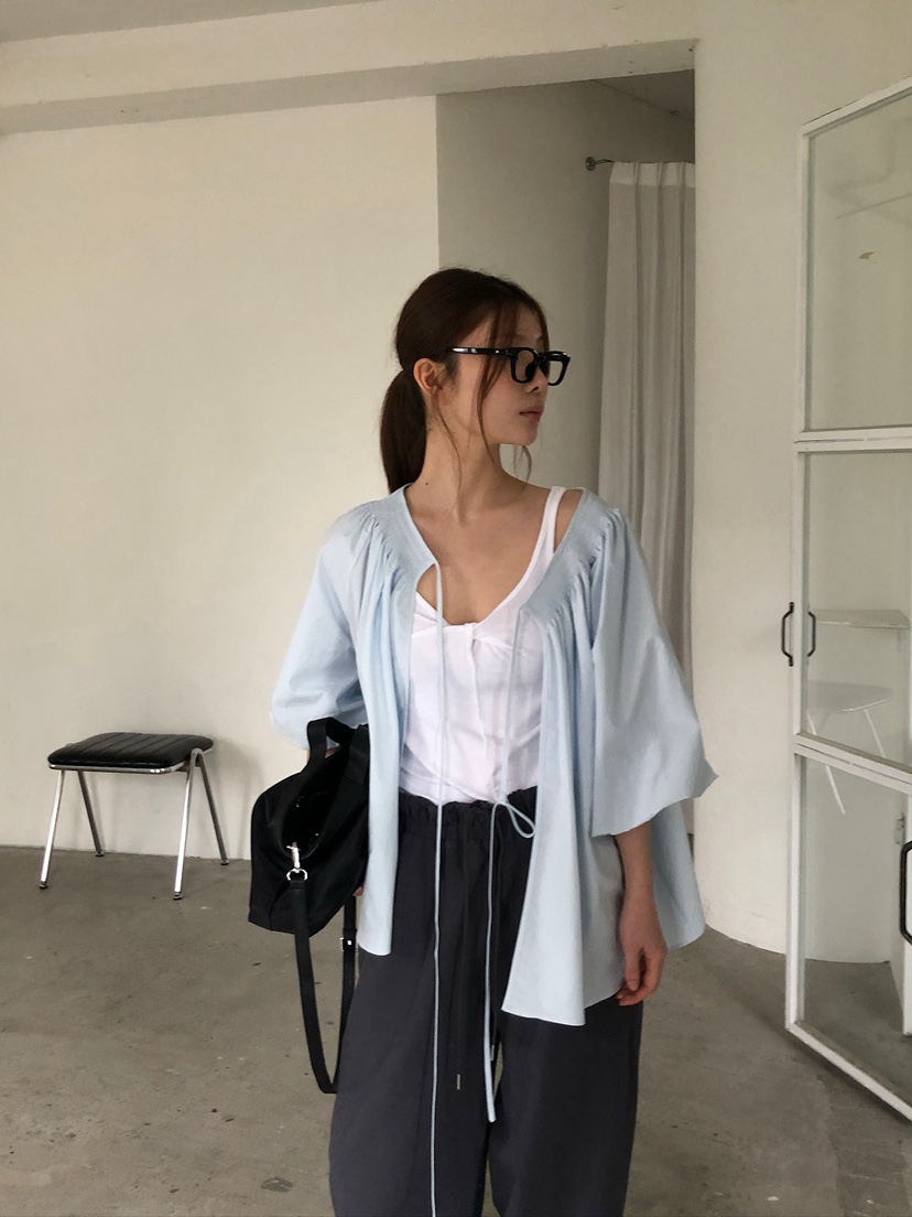 UNBOUND韓國直郵女裝新品26春夏人氣職業時尚襯衫蕾絲衫雙面UNBOUND襯衫/蕾絲衫