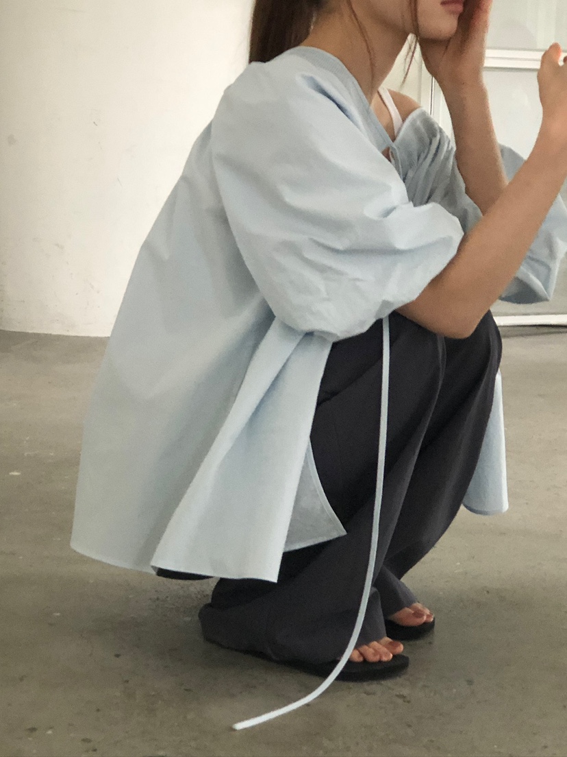 UNBOUND韓國直郵女裝新品26春夏人氣職業時尚襯衫蕾絲衫雙面UNBOUND襯衫/蕾絲衫