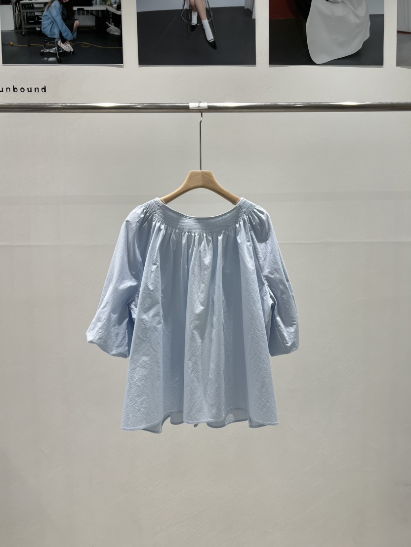 UNBOUND韓國直郵女裝新品26春夏人氣職業時尚襯衫蕾絲衫雙面UNBOUND襯衫/蕾絲衫