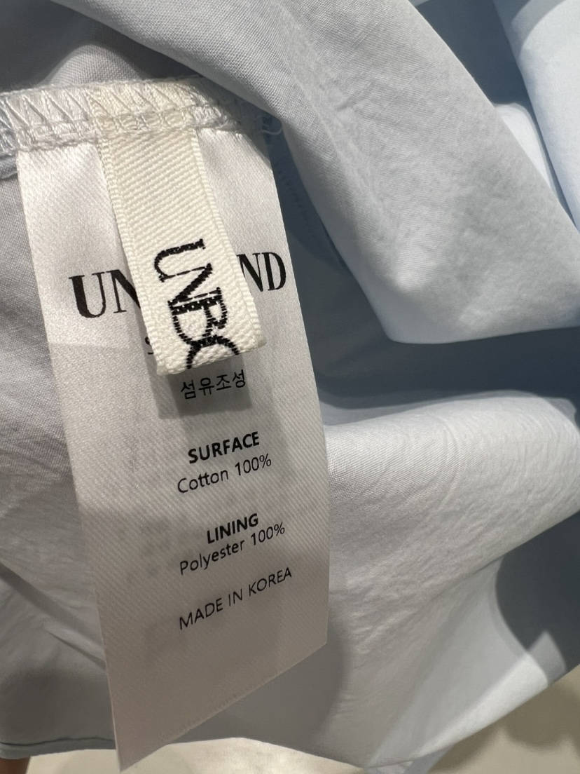 UNBOUND韓國直郵女裝新品26春夏人氣職業時尚襯衫蕾絲衫雙面UNBOUND襯衫/蕾絲衫