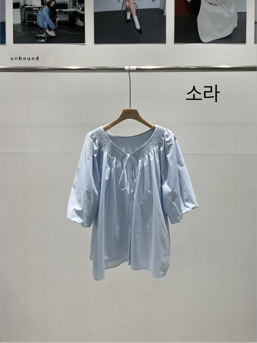 UNBOUND韓國直郵女裝新品26春夏人氣職業時尚襯衫蕾絲衫雙面UNBOUND襯衫/蕾絲衫圖色2