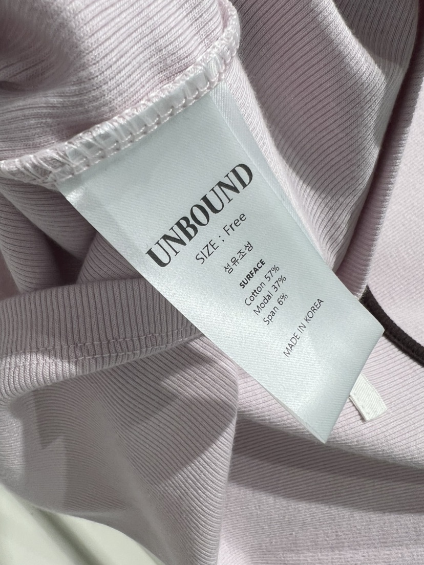 UNBOUND韓國直郵實拍女裝新品人氣職業推薦熱賣26春夏吊帶背心UNBOUND吊帶/背心