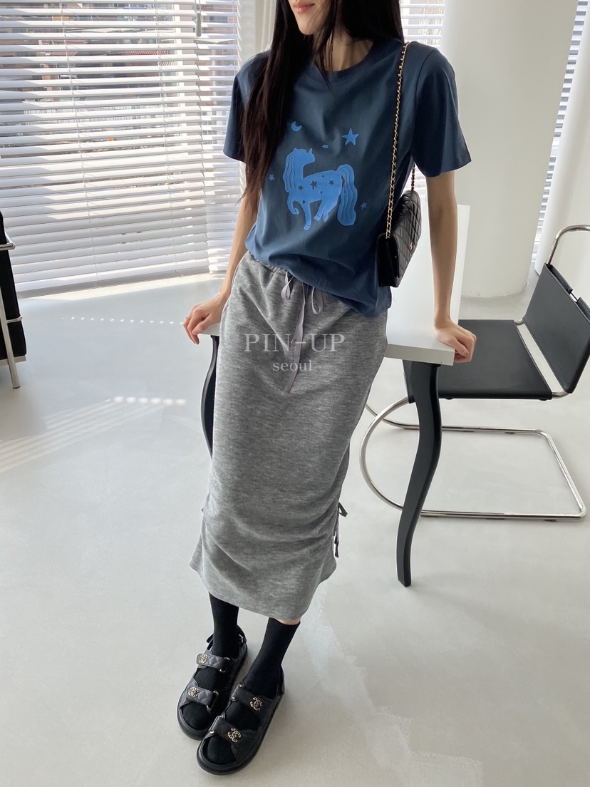 PIN-UP韓國東大門直郵女士新品時尚熱賣休閑26春夏人氣T恤PIN-UPT恤