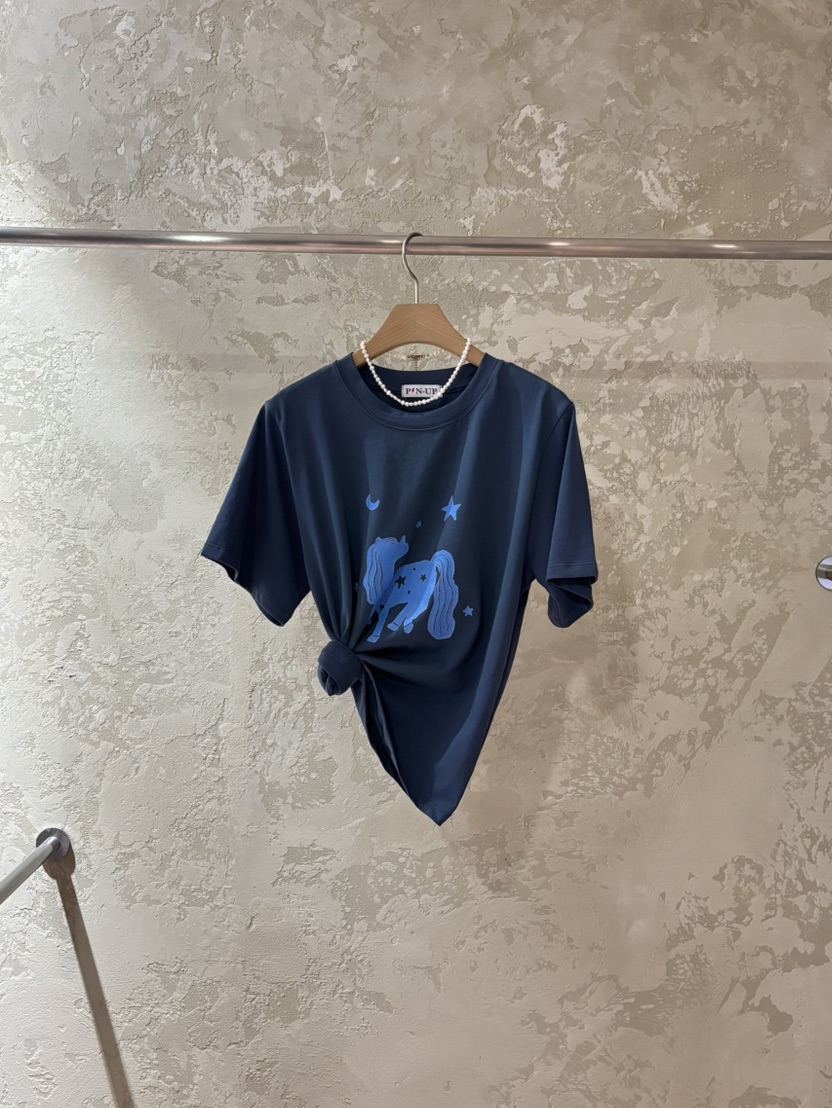 PIN-UP韓國東大門直郵女士新品時尚熱賣休閑26春夏人氣T恤PIN-UPT恤圖色3