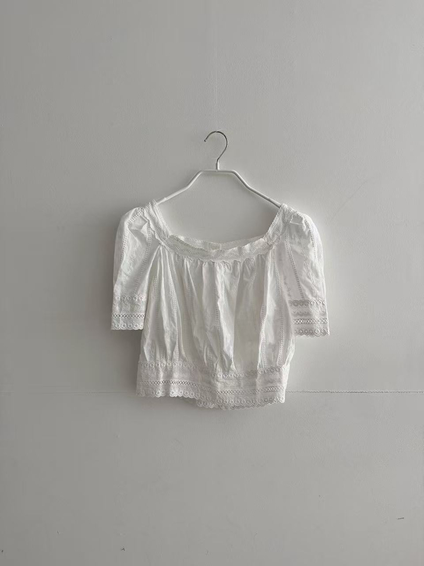 OLI SEOUL韓國直郵實拍女裝新品時尚推薦休閑襯衫蕾絲衫OLI SEOUL襯衫/蕾絲衫