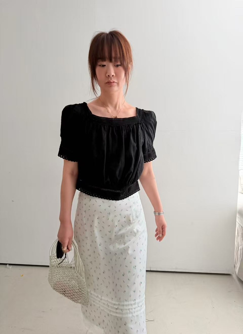 OLI SEOUL韓國直郵實拍女裝新品時尚推薦休閑襯衫蕾絲衫OLI SEOUL襯衫/蕾絲衫