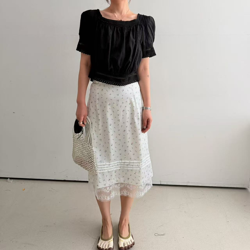 OLI SEOUL韓國直郵實拍女裝新品時尚推薦休閑襯衫蕾絲衫OLI SEOUL襯衫/蕾絲衫