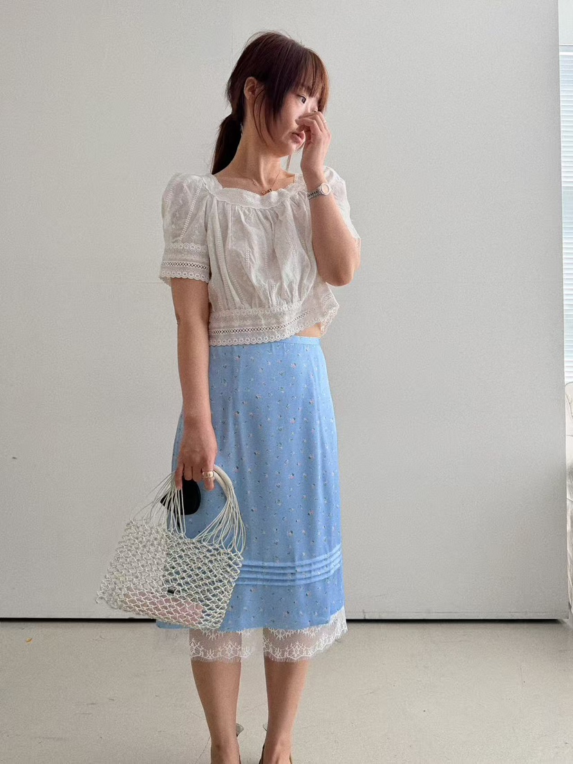 OLI SEOUL韓國直郵實拍女裝新品時尚推薦休閑襯衫蕾絲衫OLI SEOUL襯衫/蕾絲衫