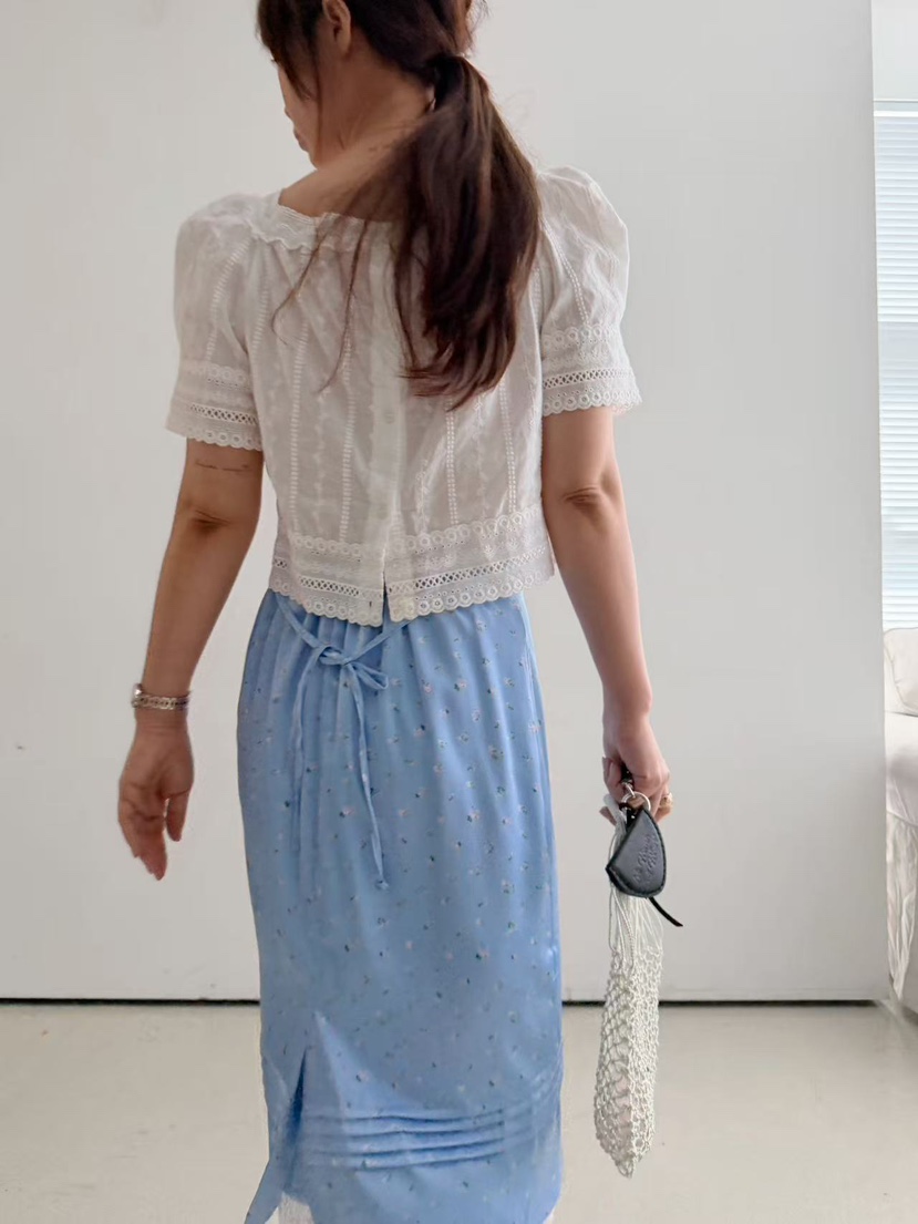 OLI SEOUL韓國直郵實拍女裝新品時尚推薦休閑襯衫蕾絲衫OLI SEOUL襯衫/蕾絲衫