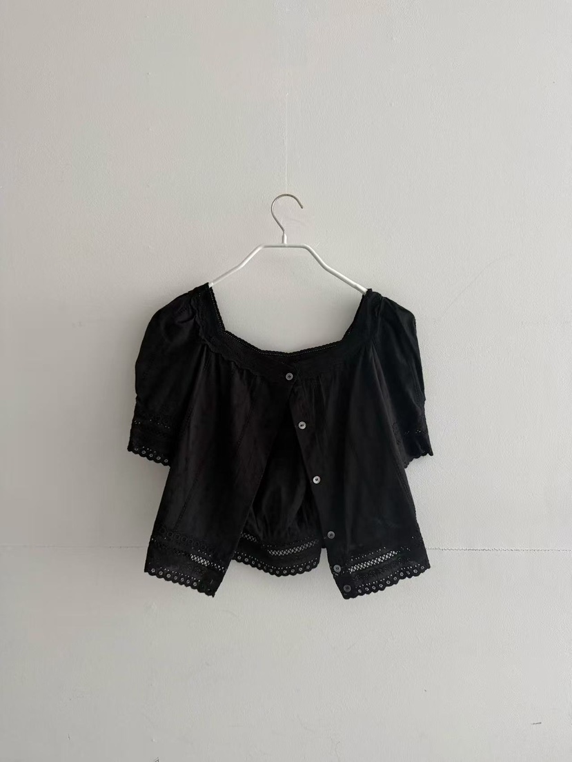 OLI SEOUL韓國直郵實拍女裝新品時尚推薦休閑襯衫蕾絲衫OLI SEOUL襯衫/蕾絲衫圖色1