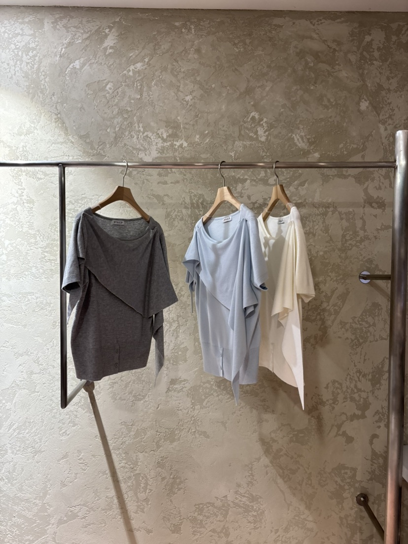 PIN-UP韓國直郵實拍女裝新款人氣26春夏職業休閑針織衫圍巾PIN-UP針織衫