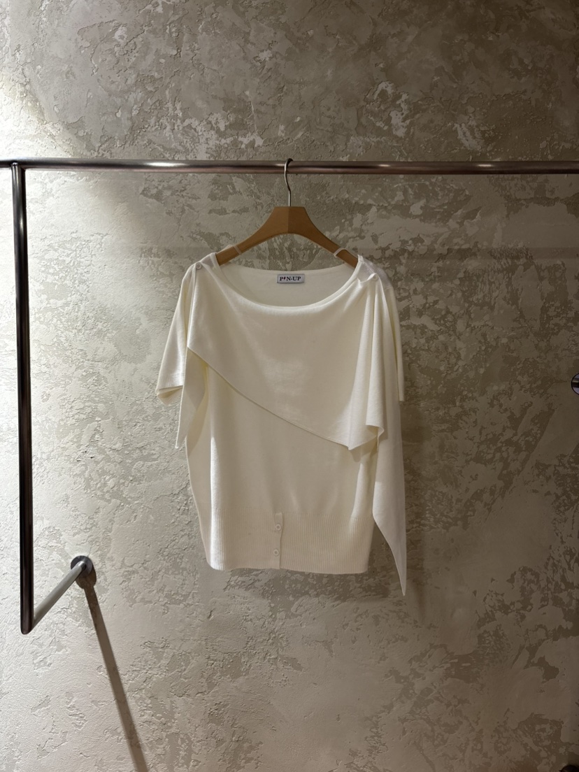 PIN-UP韓國直郵實拍女裝新款人氣26春夏職業休閑針織衫圍巾PIN-UP針織衫圖色3