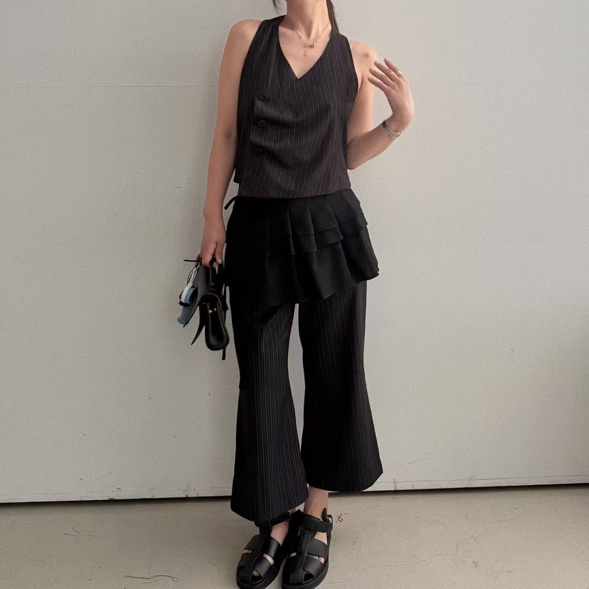 OLI SEOUL韓國直郵實拍女士新品休閑推薦熱賣職業吊帶背心OLI SEOUL吊帶/背心