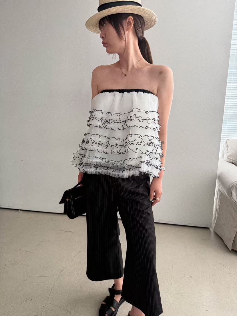 OLI SEOUL韓國直郵實拍女裝新款職業時尚26春夏推薦休閑褲OLI SEOUL休閑褲