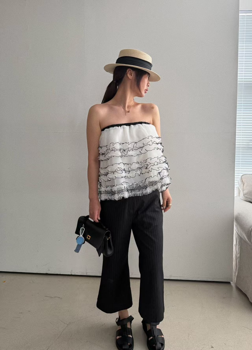 OLI SEOUL韓國直郵實拍女裝新款職業時尚26春夏推薦休閑褲OLI SEOUL休閑褲