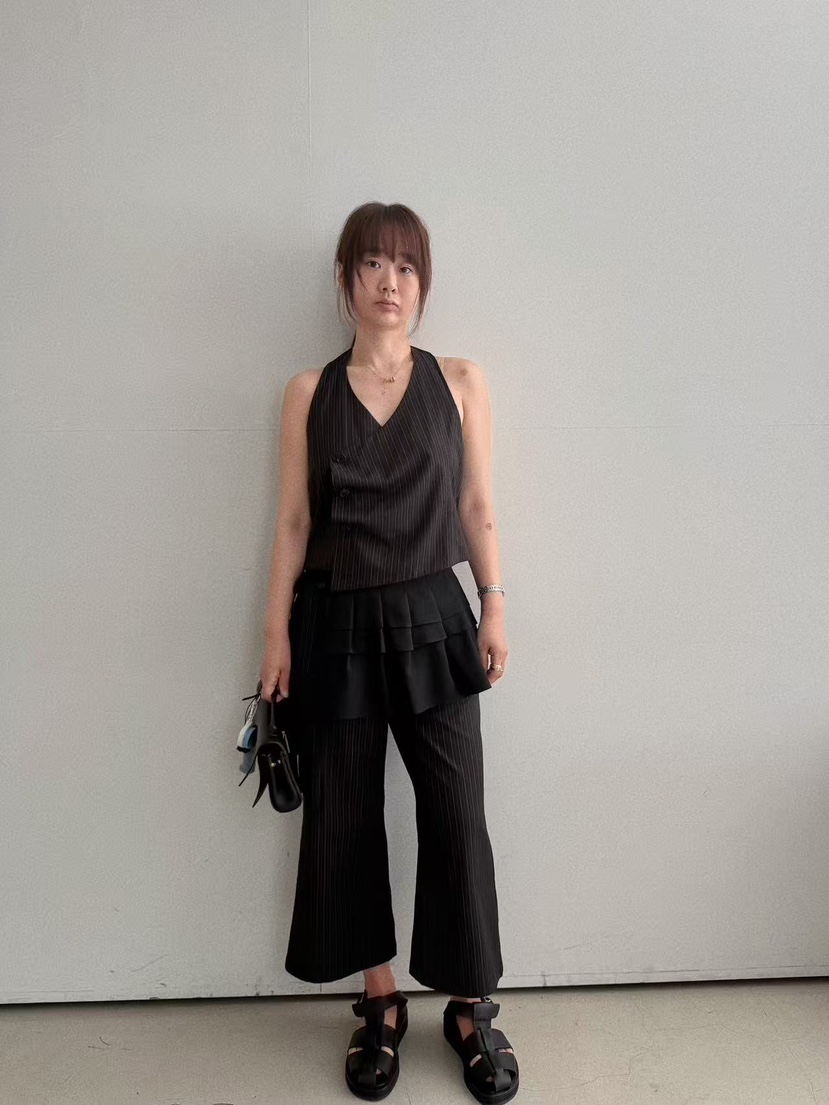 OLI SEOUL韓國直郵實拍女裝新款職業時尚26春夏推薦休閑褲OLI SEOUL休閑褲